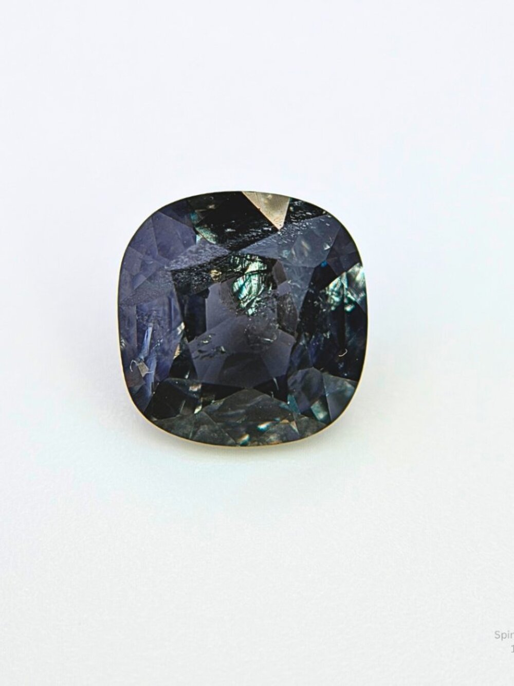 Loose Blue Gray Spinel 2.4ct Cushion Cut Jewelry Making Supply Collector Gem